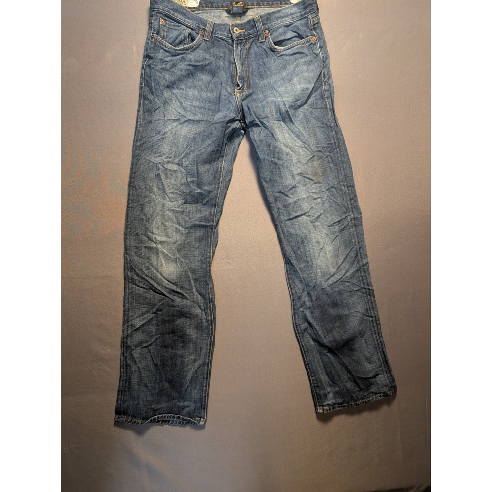 Vintage Y2K Lucky Brand Jeans Mens 33 Blue Denim Straight Leg Grunge Medium Wash